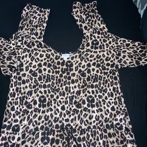 Lularoe xoe Leopard jumpsuit